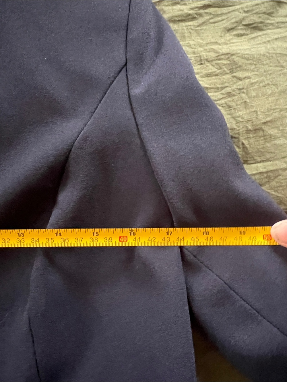 Patra Navy Cropped Open-Front Bolero Blazer - Picture 6 of 6